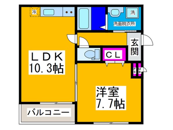 フジパレス奏の物件間取画像